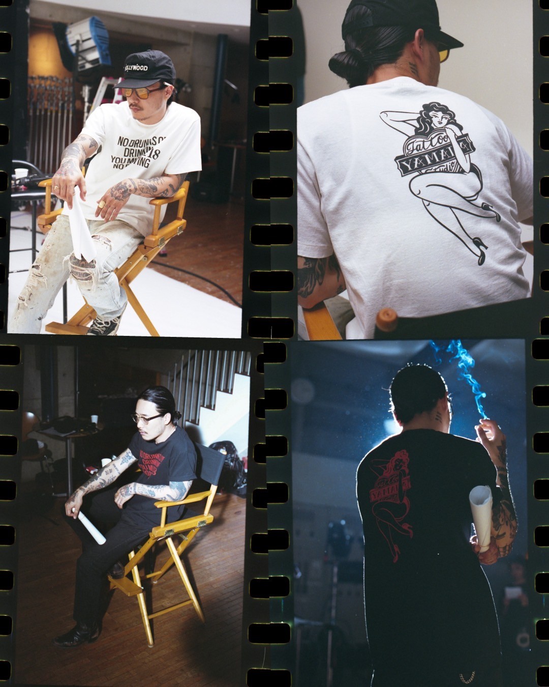 PINUP GIRL TEE // BLACK | tattoostudioyamada STORE