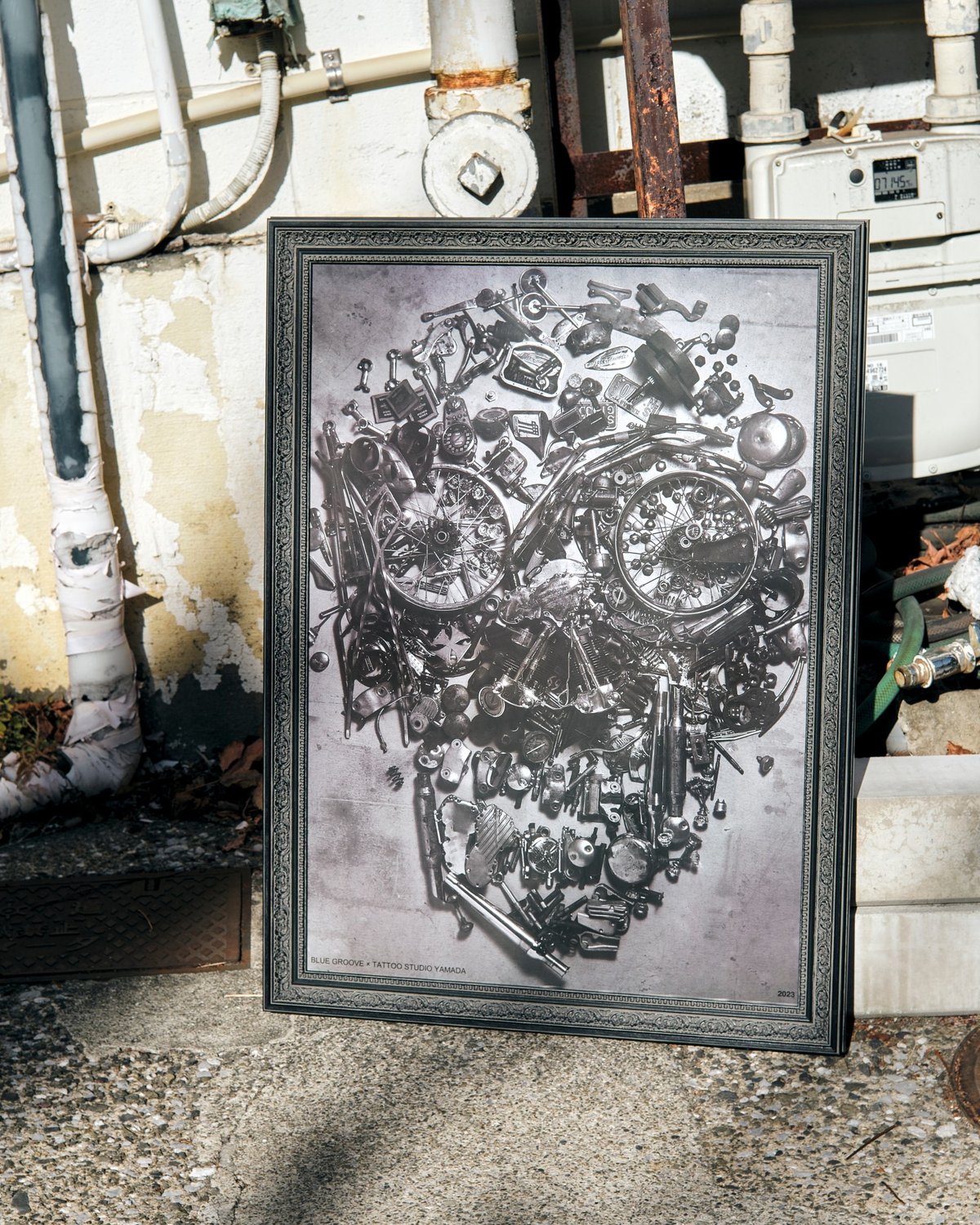額縁 tatoo studio yamada IRON SKULL POSTER IRON SKULL POSTER | tattoostudioyamada STORE
