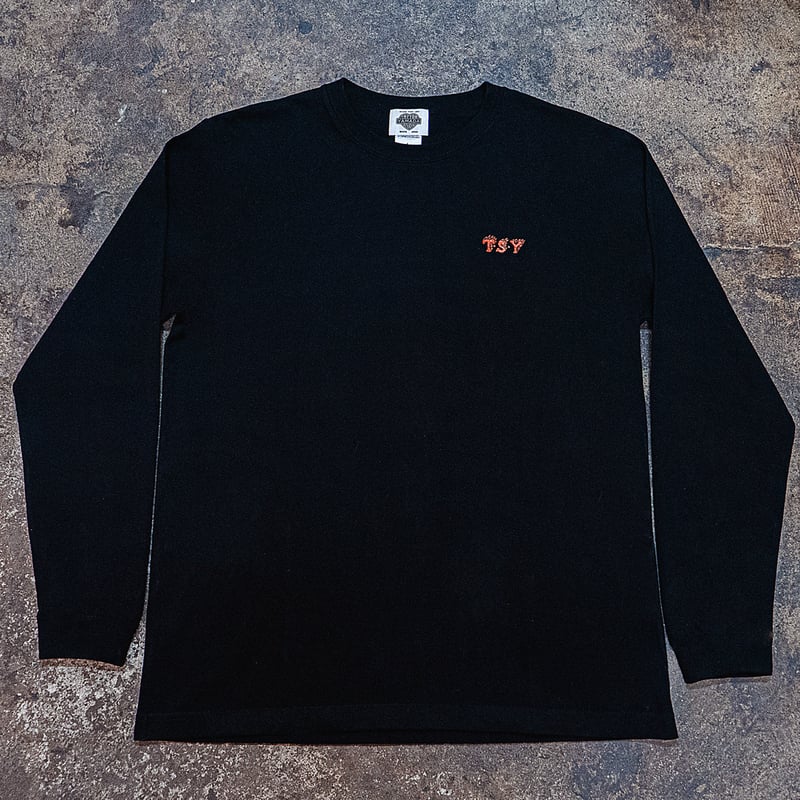 LONG SLEEVE T-SHIRT【DEVIL】// BLACK × RED | tatt