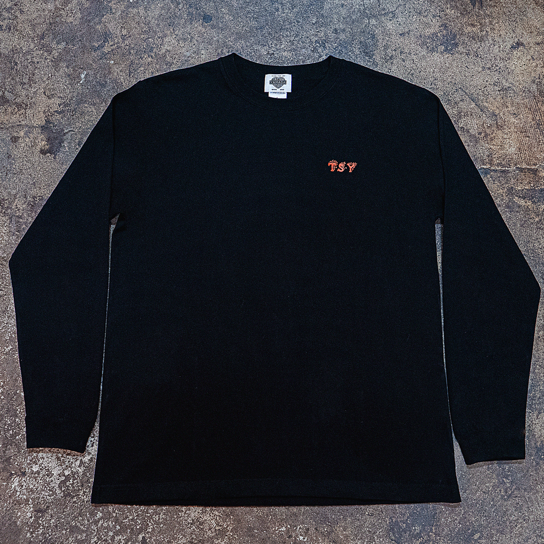 LONG SLEEVE T-SHIRT【DEVIL】// BLACK × RED | tatt