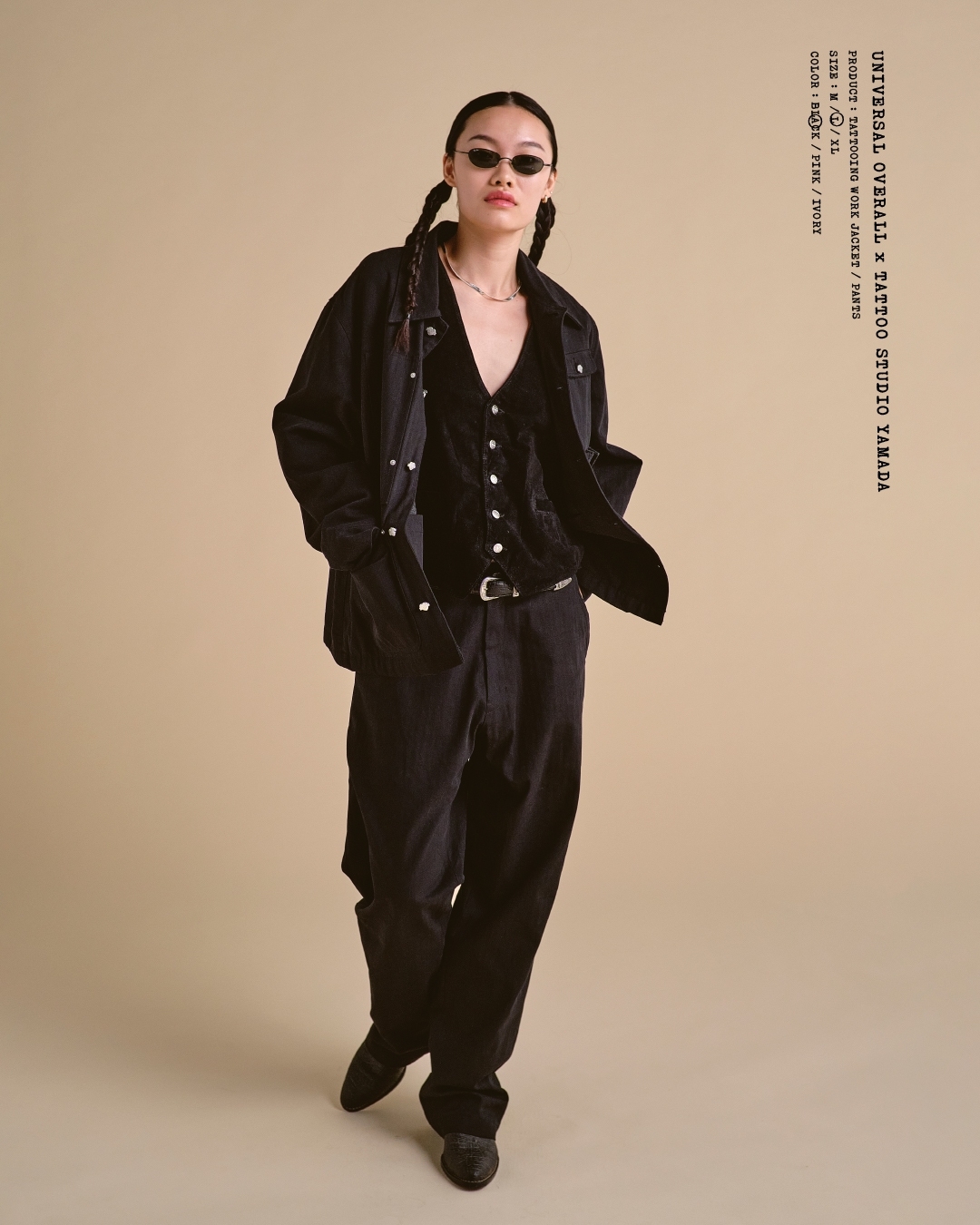 タトゥースタジオヤマダ セットアップ UNIVERSAL OVERALL × TATTOO STUDIO YAMADA 【TATTO