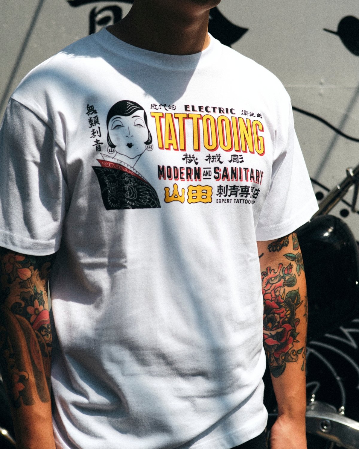 NUTS ART WORKS × TSY TEE // WHITE | tattoostudi