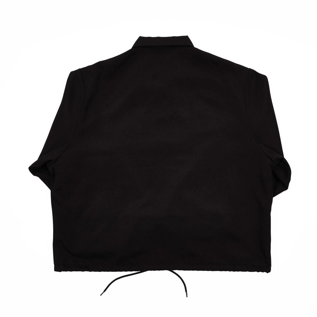 POLYESTER OXFORD COACH JACKET // BLACK | tattoo