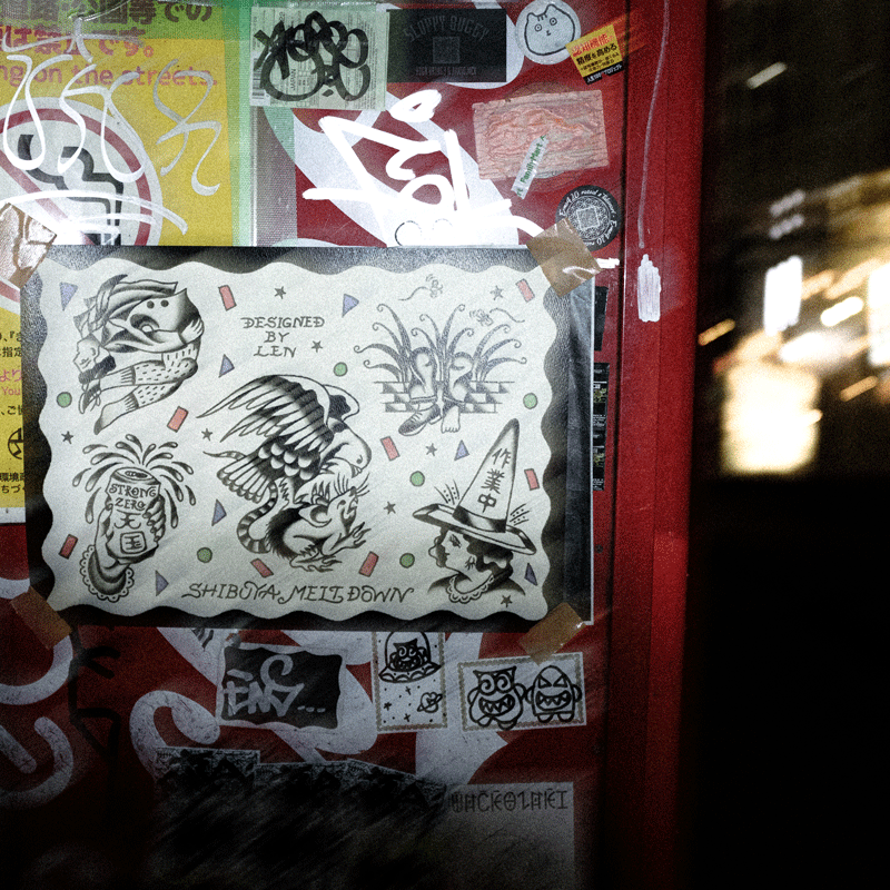 SHIBUYA MELT DOWN × TATTOO STUDIO YAMADA【FlashP SHIBUYA MELT DOWN × TATTOO STUDIO YAMADA【FlashP