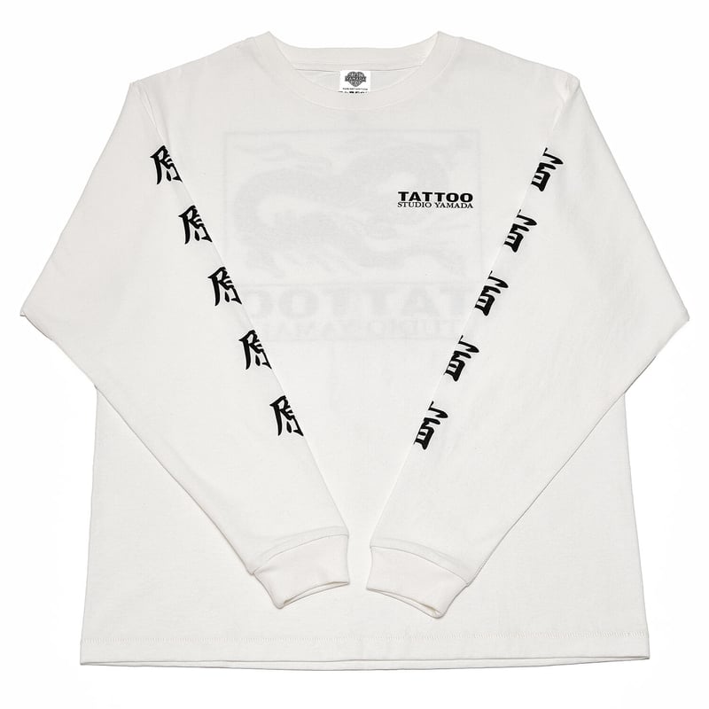HARAJUKU LONG SLEEVE TEE // WHITE | tattoostudi HARAJUKU LONG SLEEVE TEE // WHITE | tattoostudi
