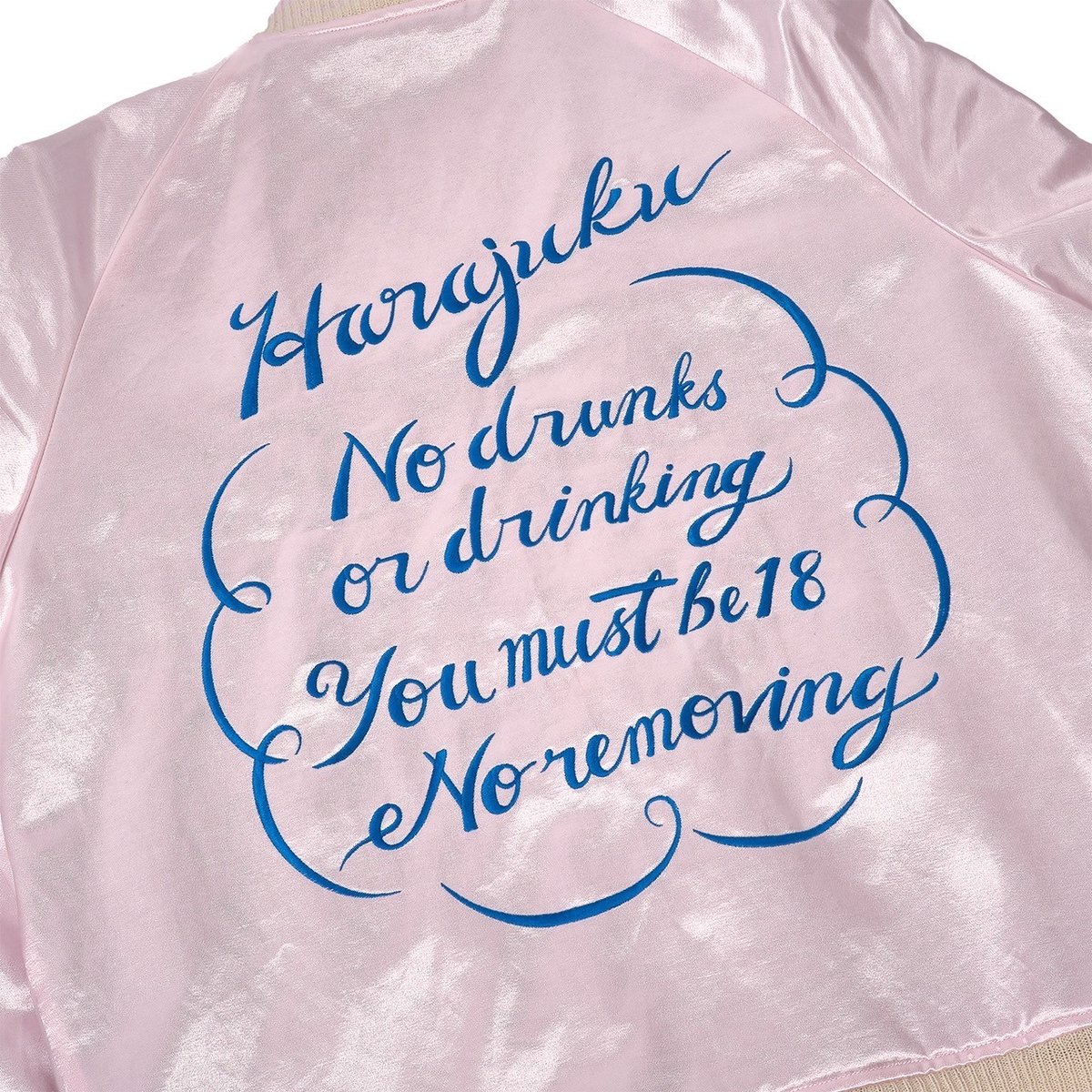 TSY ORIGINAL SOUVENIR JACKET BLACK×PINK | tatto