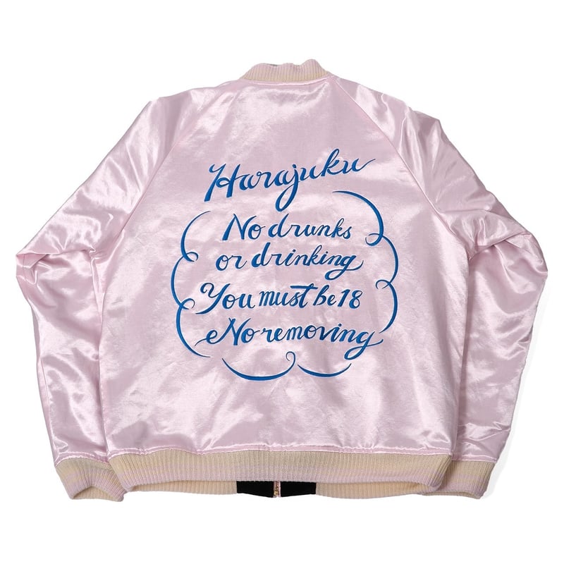 TSY ORIGINAL SOUVENIR JACKET BLACK×PINK | tatto
