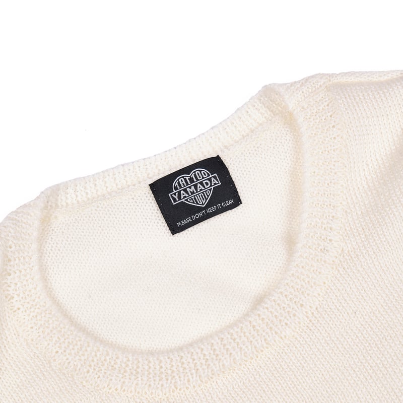 【最終値下】TSY LOW GAUGE CREW NECK KNIT LOW GAUGE CREW NECK KNIT // IVORY | tattoostudi