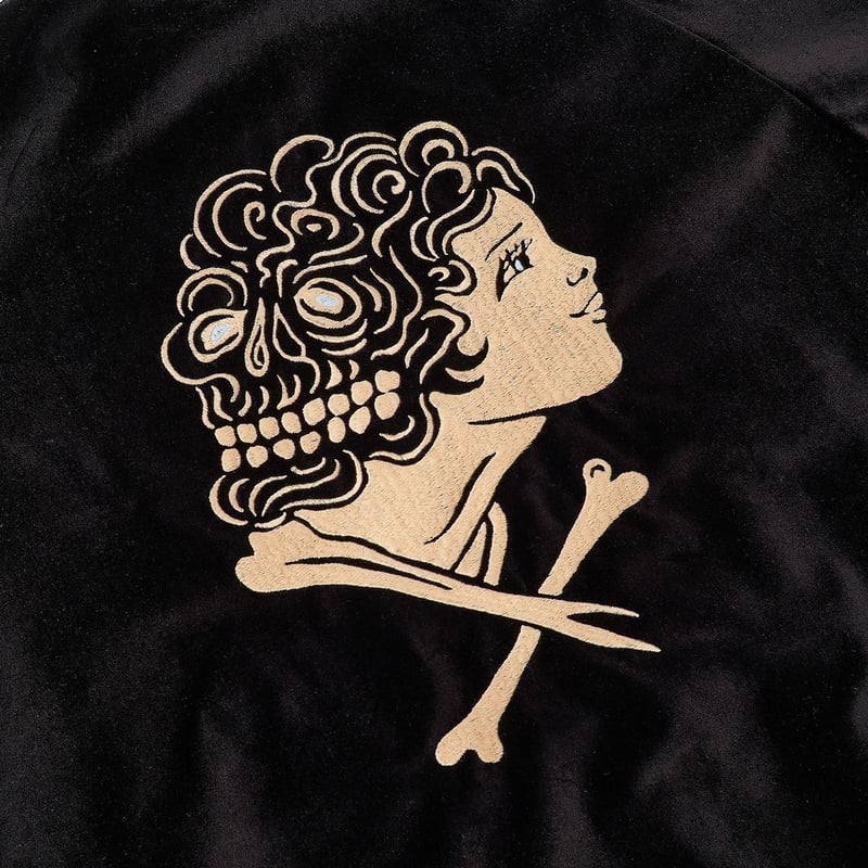 TSY ORIGINAL SOUVENIR JACKET BLACK×PINK | tatto