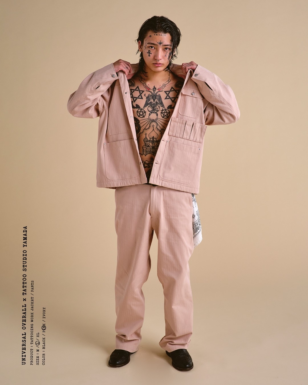 UNIVERSAL OVERALL × TATTOO STUDIO YAMADA 【TATTO