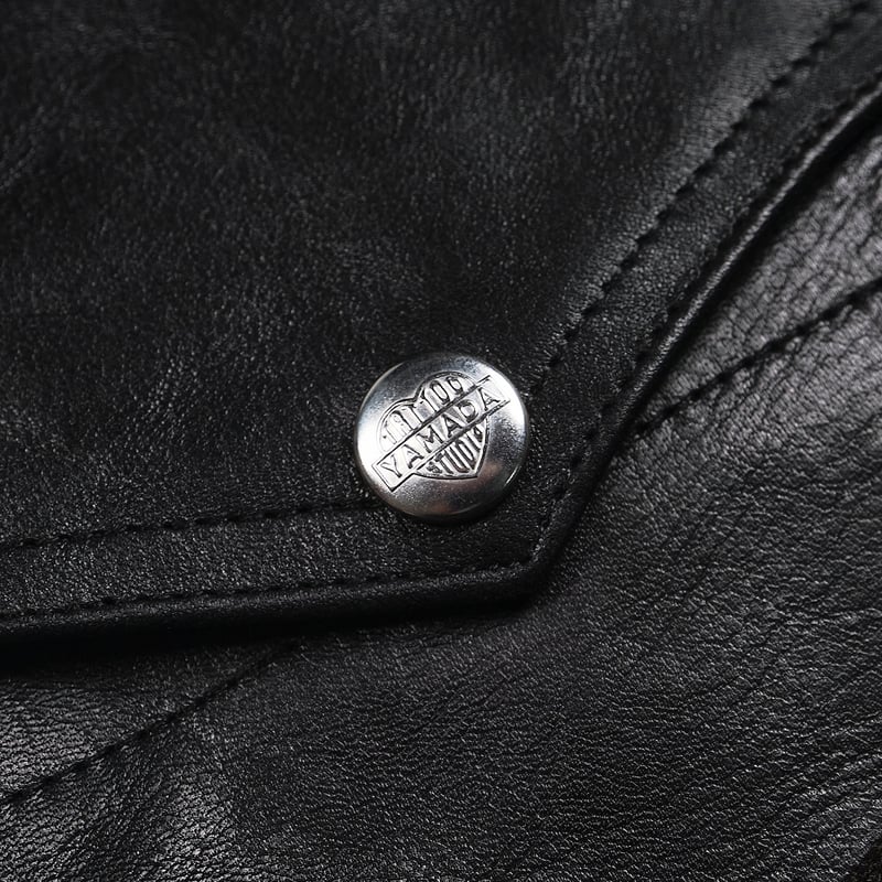 トップス TATTOO STUDIO YAMADA LEATHER OUTDOORVEST LEATHER OUTDOOR VEST【BLACK TAG】// BLACK | tatto