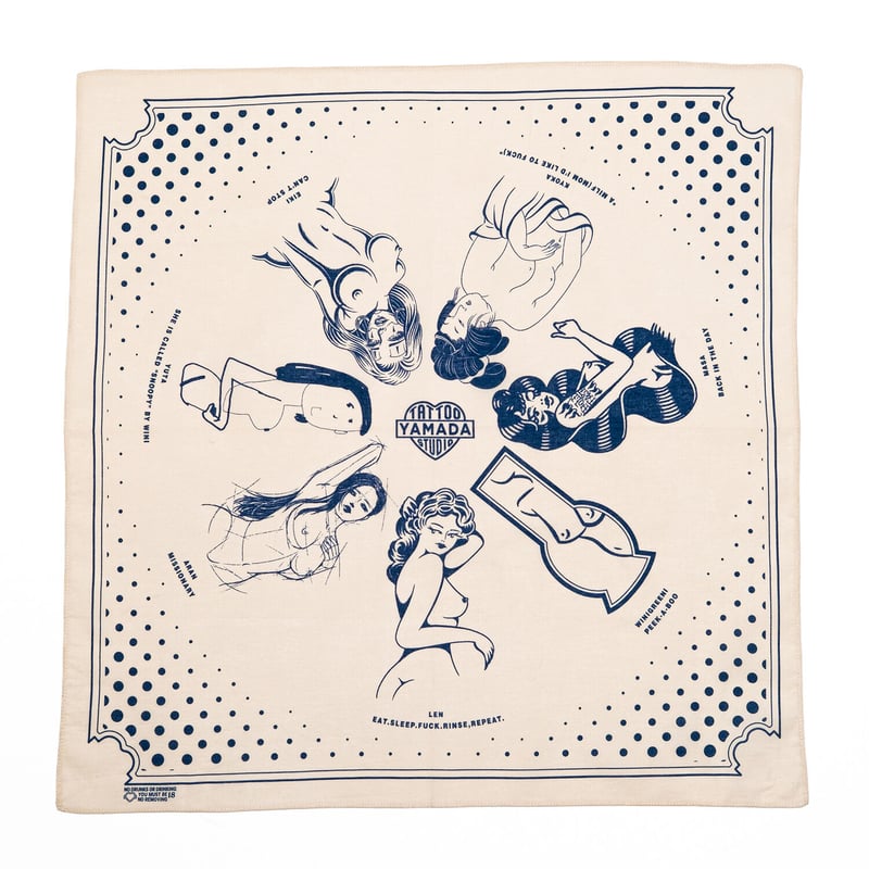 TSY TATTOOIST BANDANA | tattoostudioyamada STORE TSY TATTOOIST BANDANA | tattoostudioyamada STORE