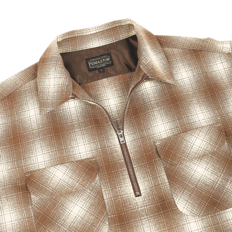 PENDLETON × TATTOO STUDIO YAMADA【HALF ZIP SHIRT PENDLETON × TATTOO STUDIO YAMADA【HALF ZIP SHIRT
