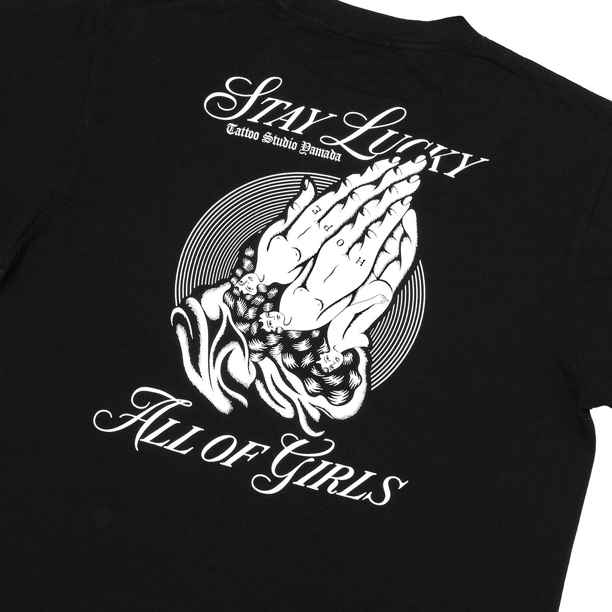 TSY PRAYING HANDS TEE 白黒セット TSY PRAYING HANDS TEE 白黒セット TSY PRAYING HANDS TEE 白黒