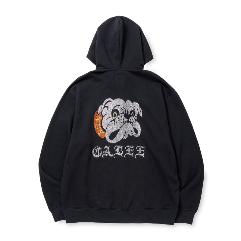 tattoo studio yamada calee ジップパーカー CALEE × TSY 【RHINESTONE PRINTED ZIP HOODIE】 | t