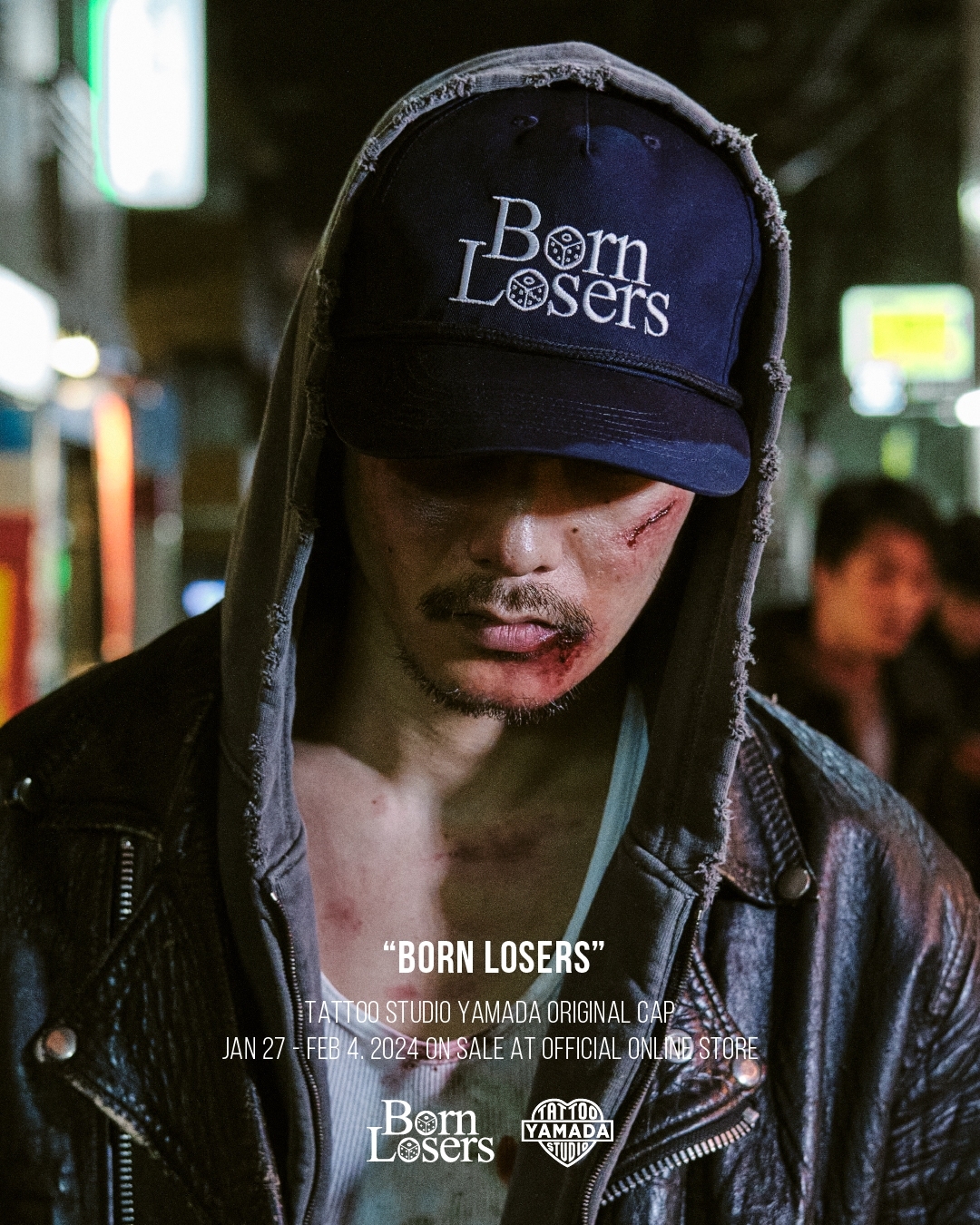 Born Losers タトゥースタジオヤマダ Born Losers CAP【BLACK TAG】 // NAVY | tattoostud