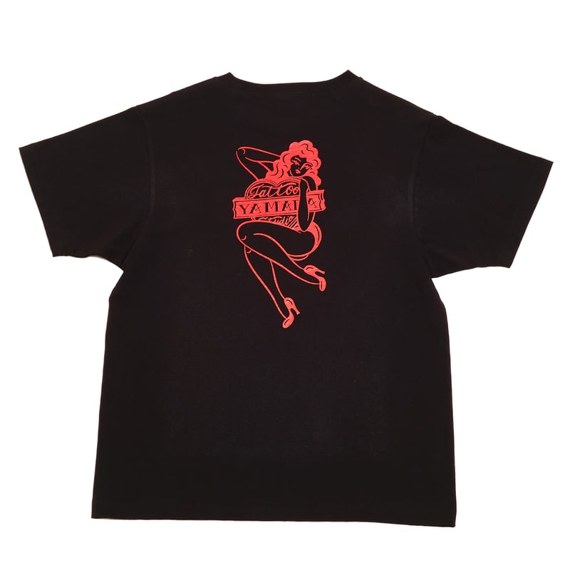 2024年最新海外 PINUP GIRL TEE // BLACK | tattoostudioyamada STORE トップス