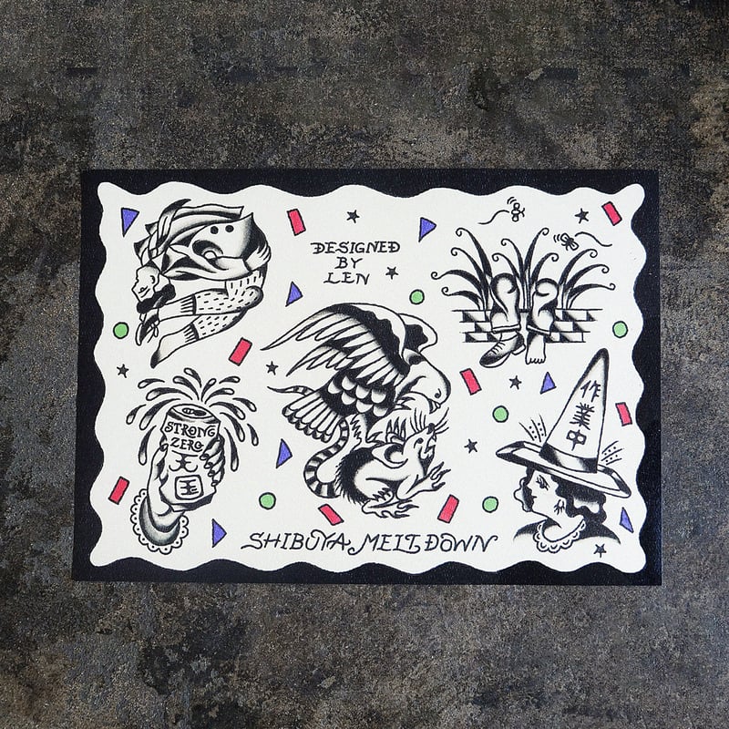 SHIBUYA MELT DOWN × TATTOO STUDIO YAMADA【FlashP SHIBUYA MELT DOWN × TATTOO STUDIO YAMADA【FlashP