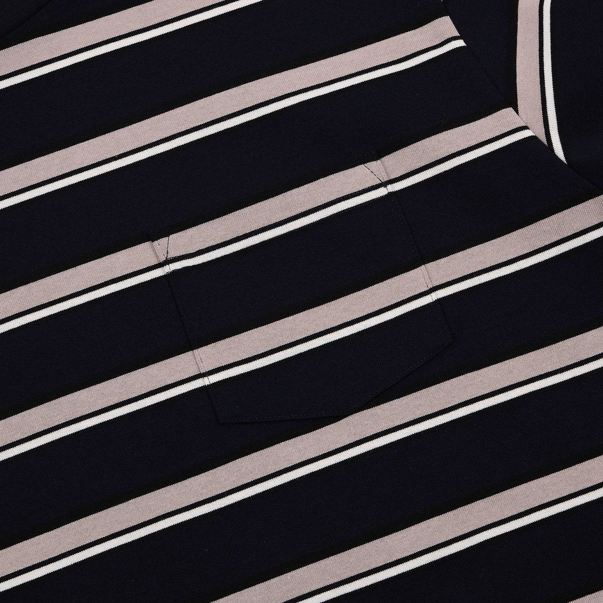 You★【新品未使用タグ付き】MEER. BORDER COMPACT T BORDER LONG SLEEVE TEE 【BLACK TAG】 // NAVY | ta