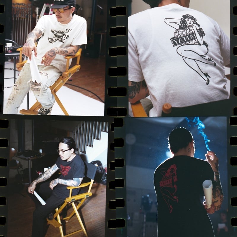 PINUP GIRL TEE // WHITE | tattoostudioyamada STORE PINUP GIRL TEE // WHITE | tattoostudioyamada STORE