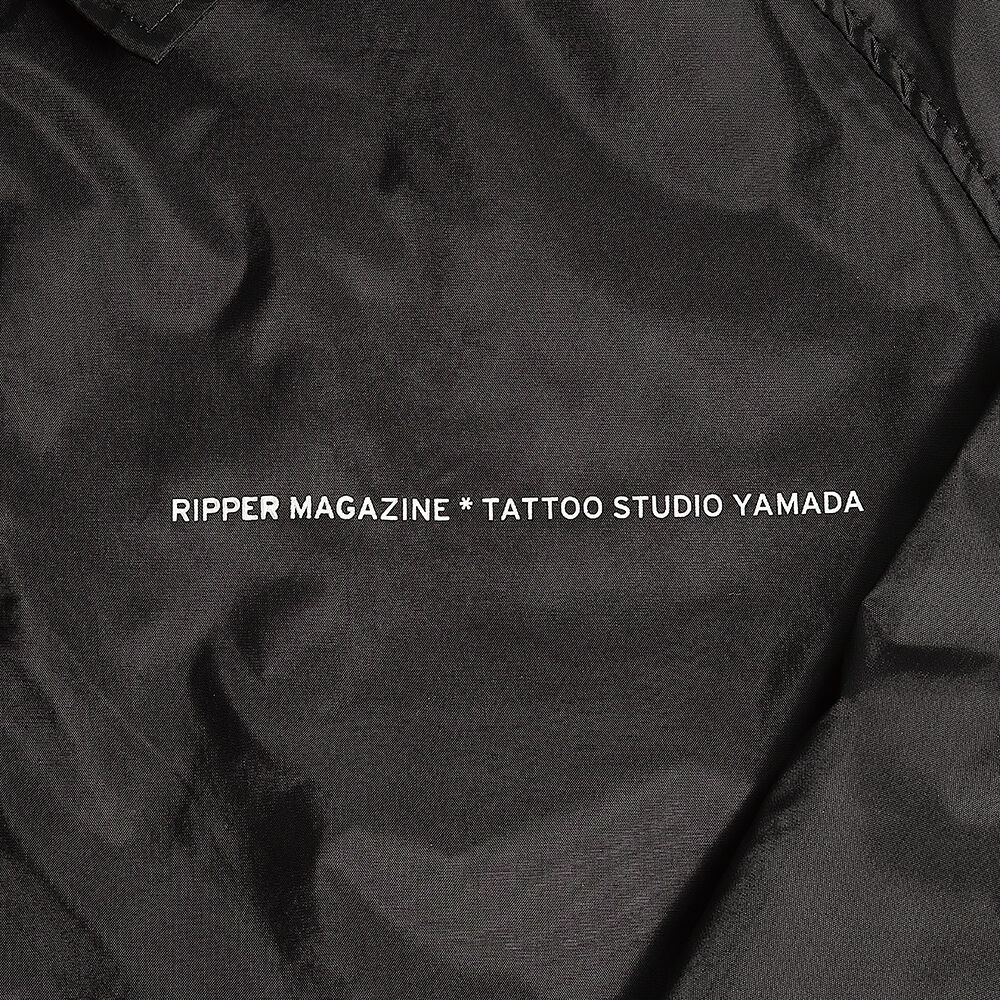 マインデニム【最安値】tattoo studio yamada コーチジャケット WHITE