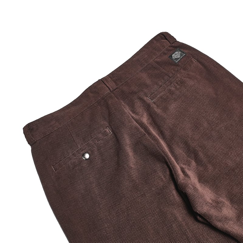 TSY HORIZONTAL CORDUROY PANTS【BLACK TAG】// BROW