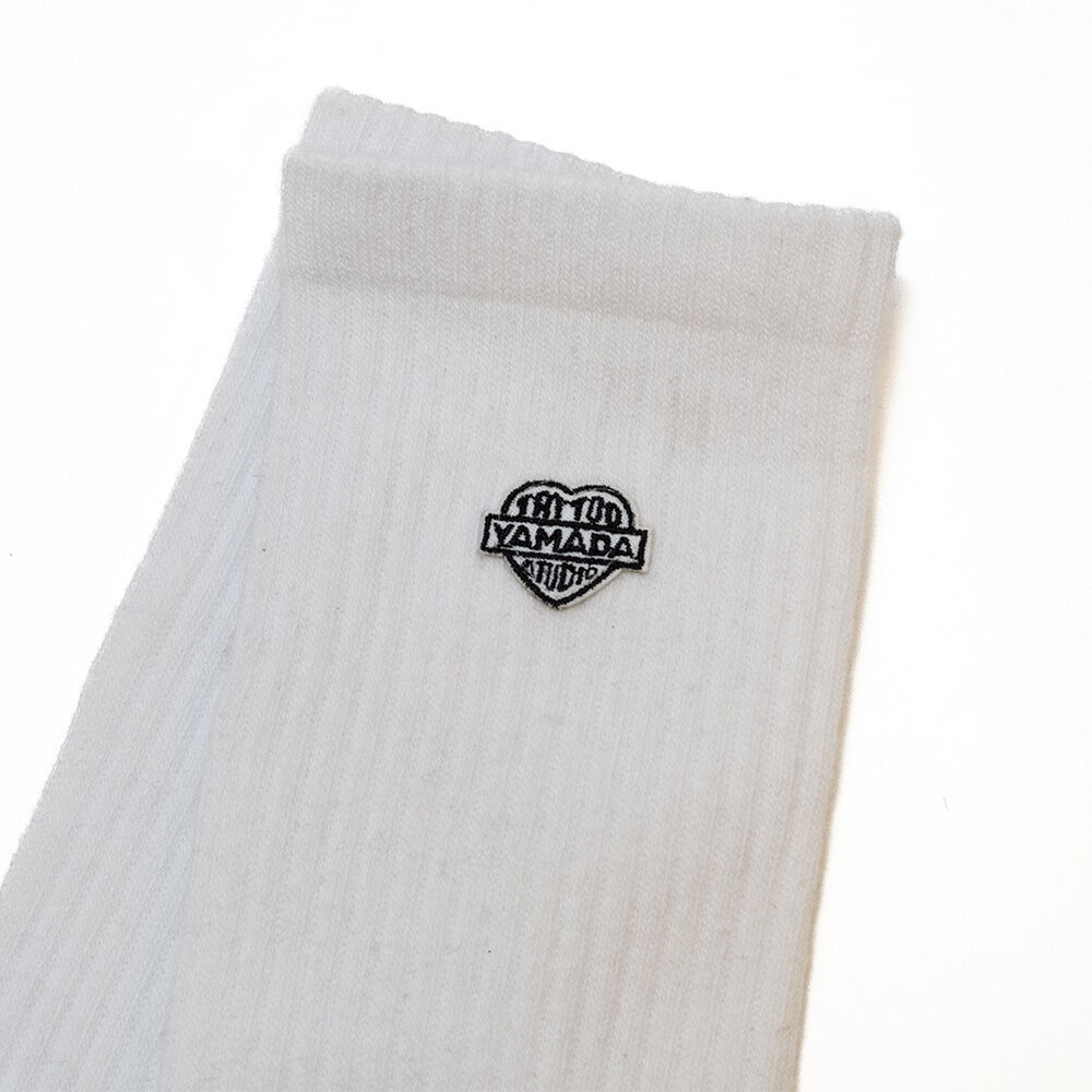 TSY LOGO SOCKS // WHITE | tattoostudioyamada STORE