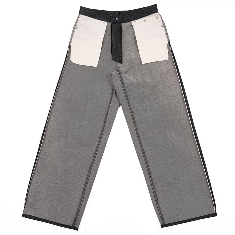 TSY ORIGINAL WIDE STRAIGHT DENIM【BLACK TAG】 //