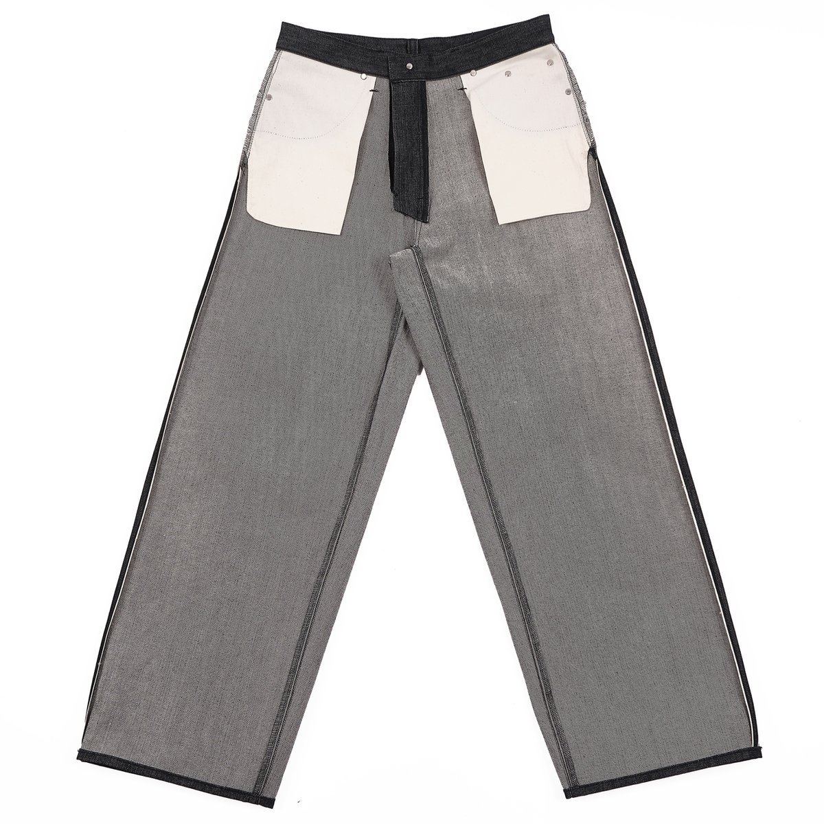 TSY ORIGINAL WIDE STRAIGHT DENIM【BLACK TAG】 //