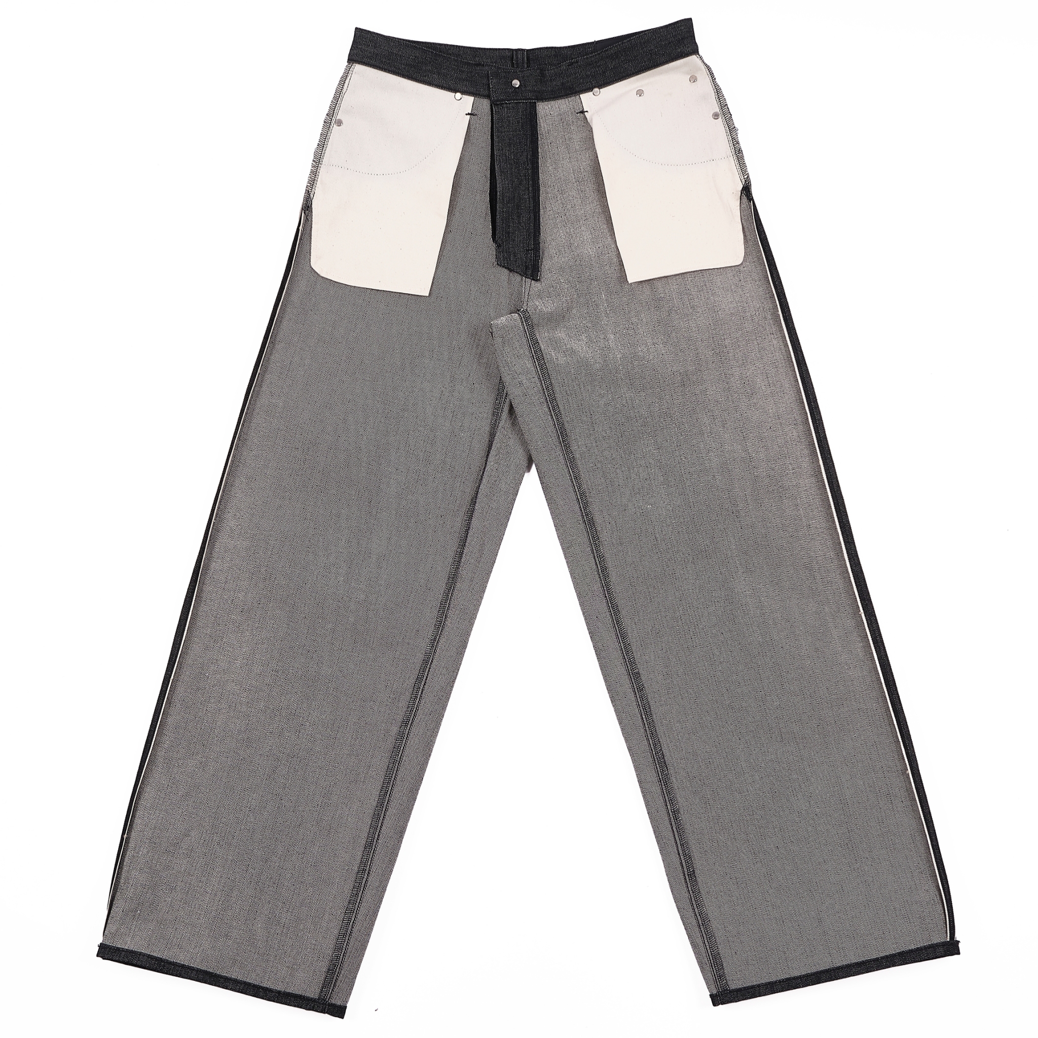 TSY ORIGINAL WIDE STRAIGHT DENIM【BLACK TAG】 //