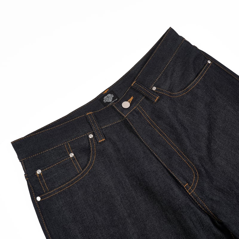 TSY ORIGINAL WIDE STRAIGHT DENIM【BLACK TAG】 //