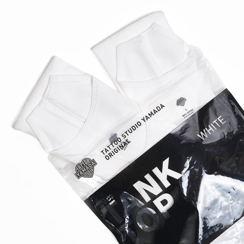 TSY ORIGINAL TANK TOP 2P // WHITE | tattoostudi