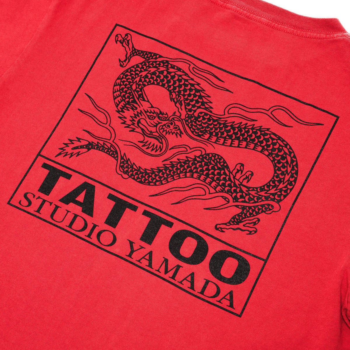 トップス TATOO STUDIO YAMADA HARAJUKU LONG SLEEVE HARAJUKU LONG SLEEVE TEE // RED | tattoostudioy