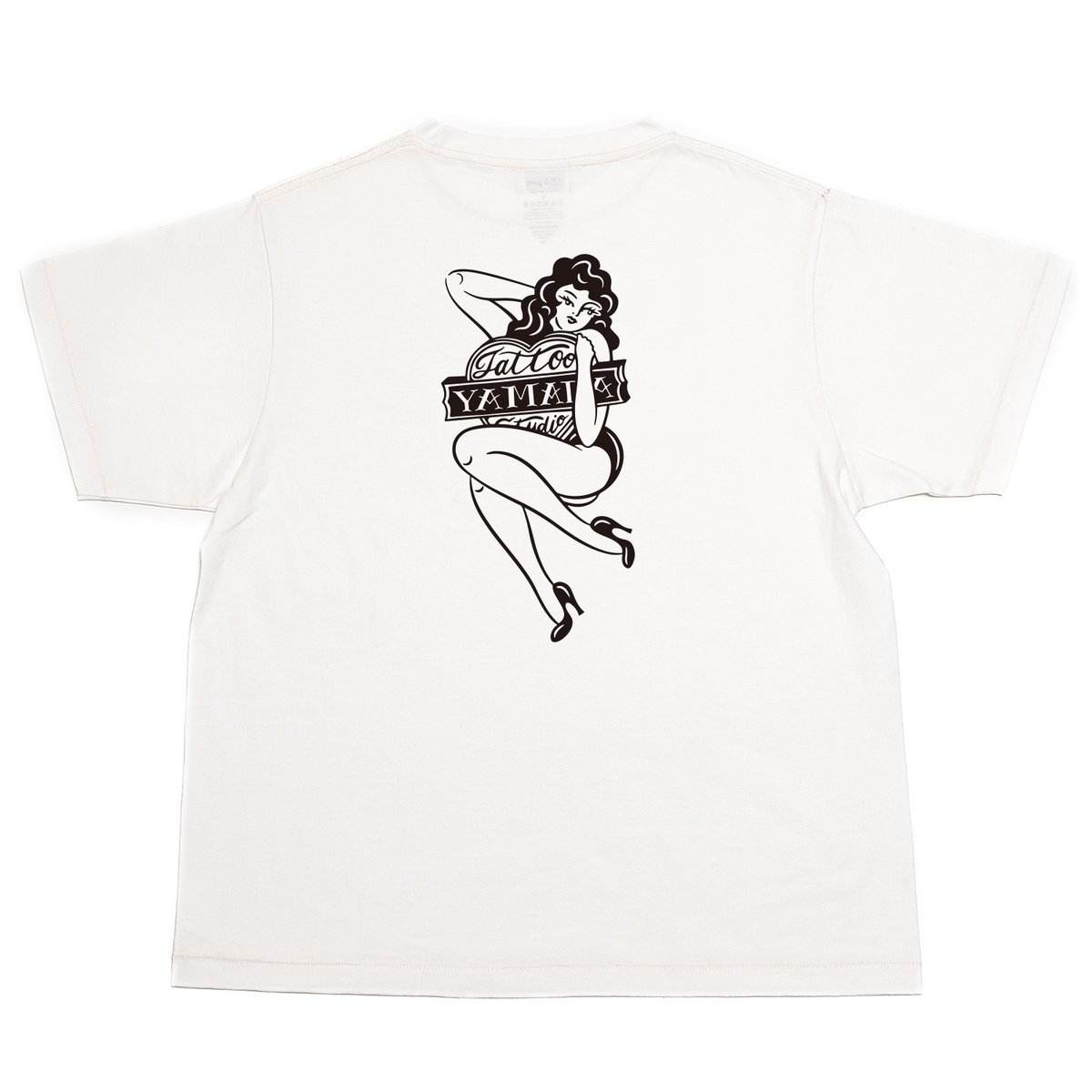 トップス tatoo studio yamada PINUP GIRL TEE PINUP GIRL TEE // BLACK | tattoostudioyamada STORE