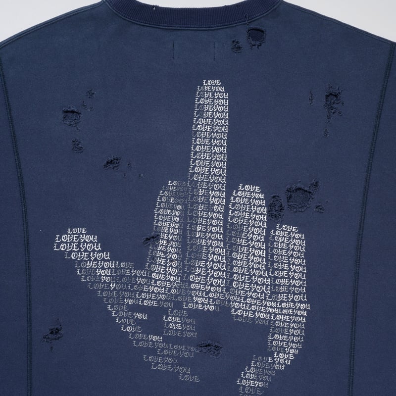 DELUXE×TSY FxxK OFF Sabotage // NAVY | tattoost