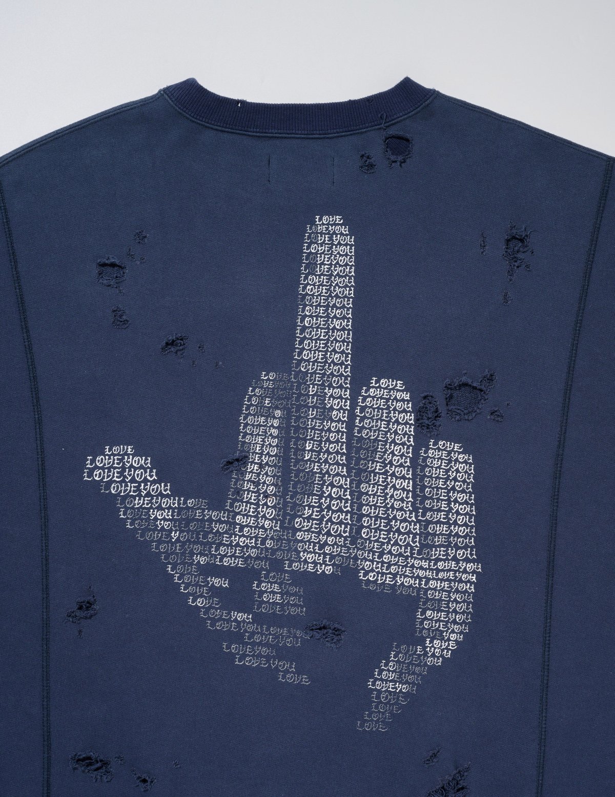 DELUXE×TSY FxxK OFF Sabotage // NAVY | tattoost