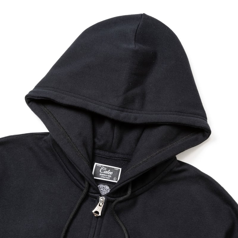 CALEE × TSY 【RHINESTONE PRINTED ZIP HOODIE】 | t