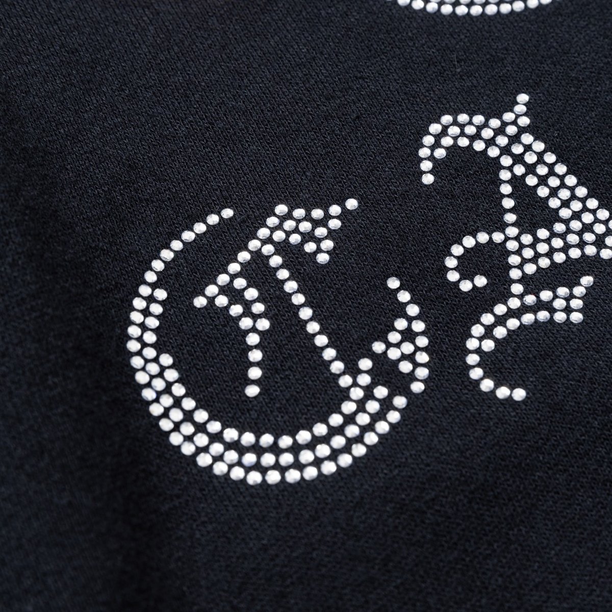 CALEE × TSY 【RHINESTONE PRINTED ZIP HOODIE】 | t