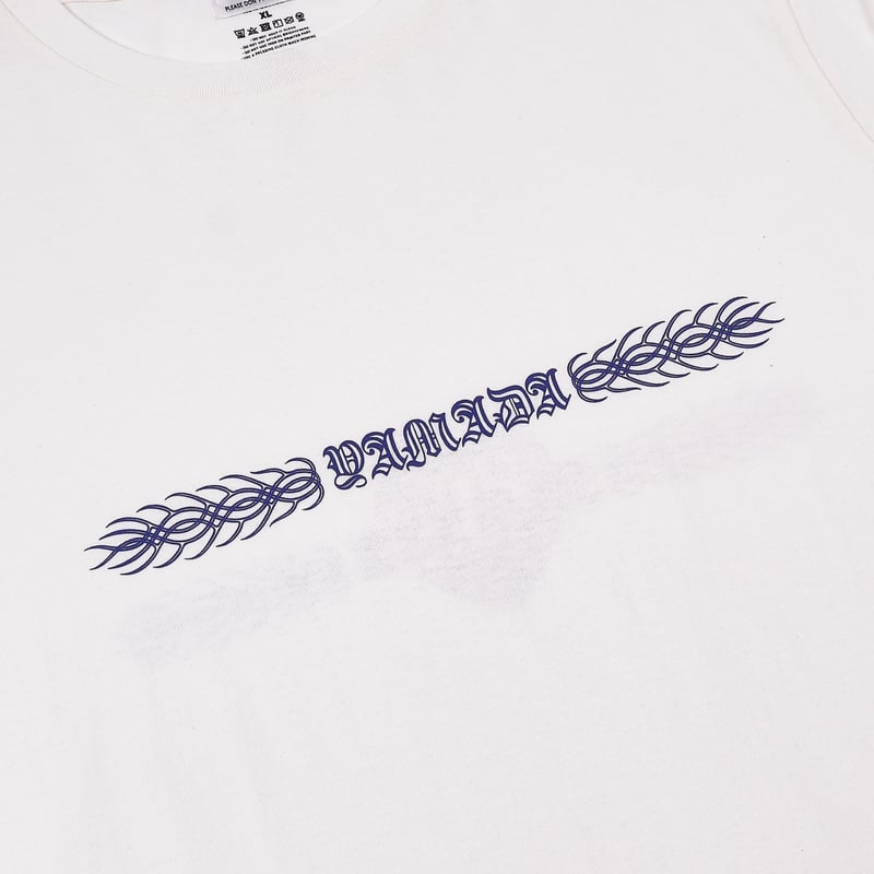 トップス TSY FIRE PATTERN LONG SLEEVE TEE WHITE TSY FIRE PATTERN LONG SLEEVE TEE // WHITE | tat