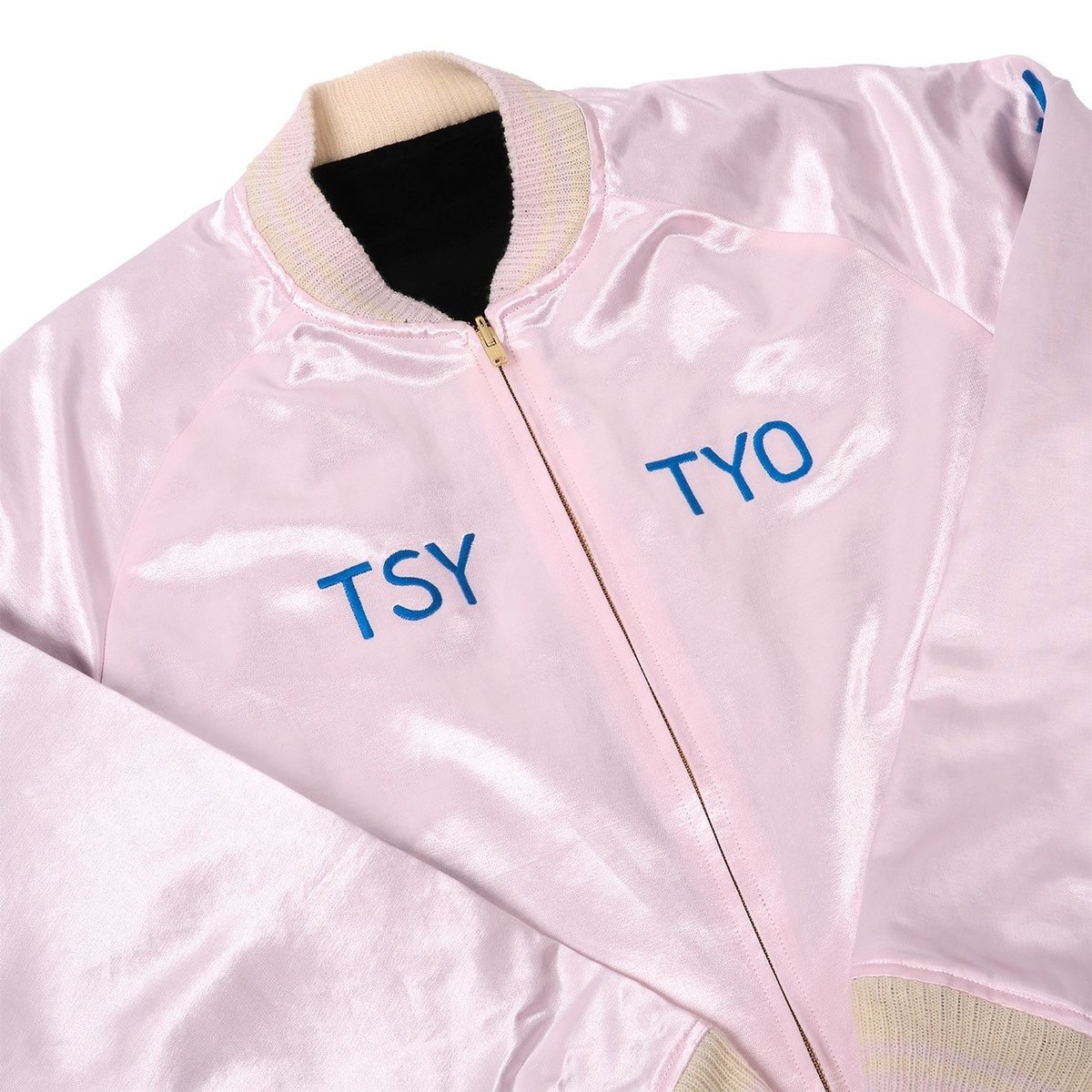 【新品未使用】TSY ORIGINAL スカジャン BLACK×PINK TSY ORIGINAL SOUVENIR JACKET BLACK×PINK | tatto