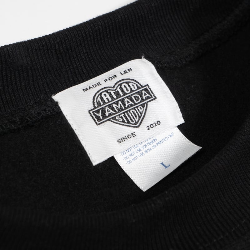TATOO STUDIO YAMADA スウェット ブラック M 限定】HRCS tattoo studio yamada スウェット