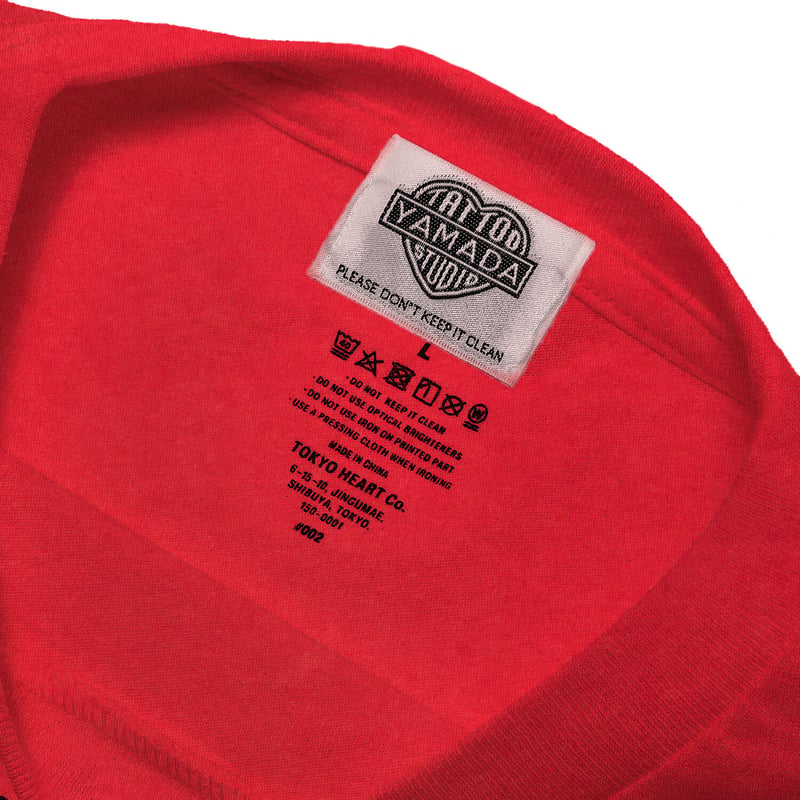 HARAJUKU LONG SLEEVE TEE // RED | tattoostudioy