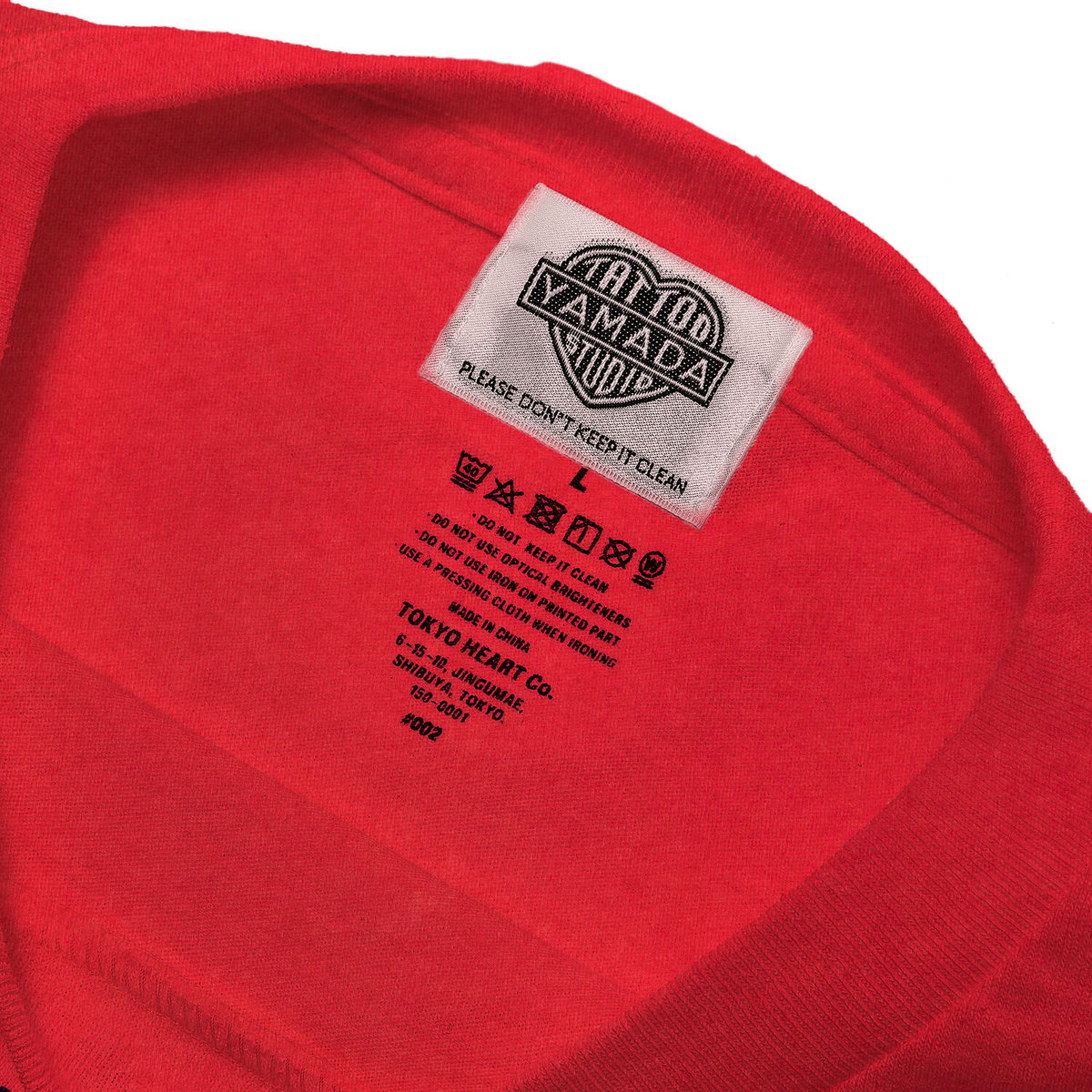 HARAJUKU LONG SLEEVE TEE // RED | tattoostudioy