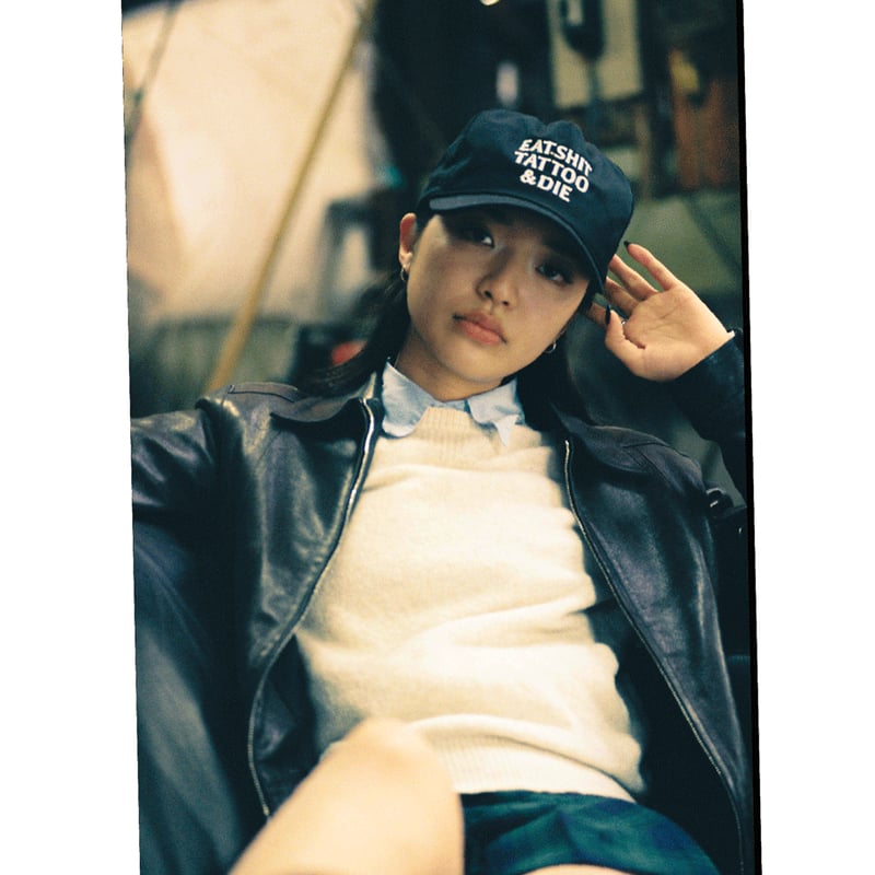 SNAPBACK CAP 【EAT, SHIT, TATTOO & DIE】// BLACK