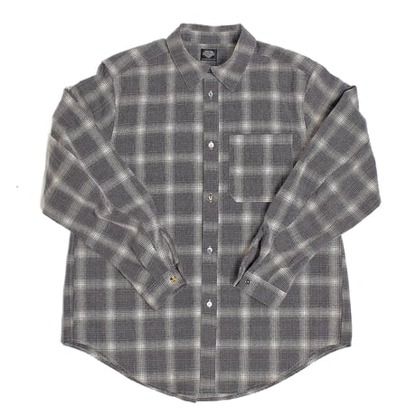 TSY ORIGINAL OMBRE CHECK SHIRTS【BLACK TAG】// GRAY