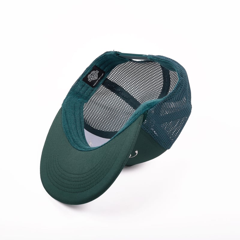 CALLIGRAPHY LOGO MESH CAP【BLACK TAG】// GREEN |