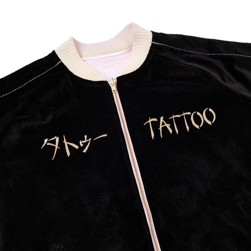TSY ORIGINAL SOUVENIR JACKET BLACK×PINK | tatto