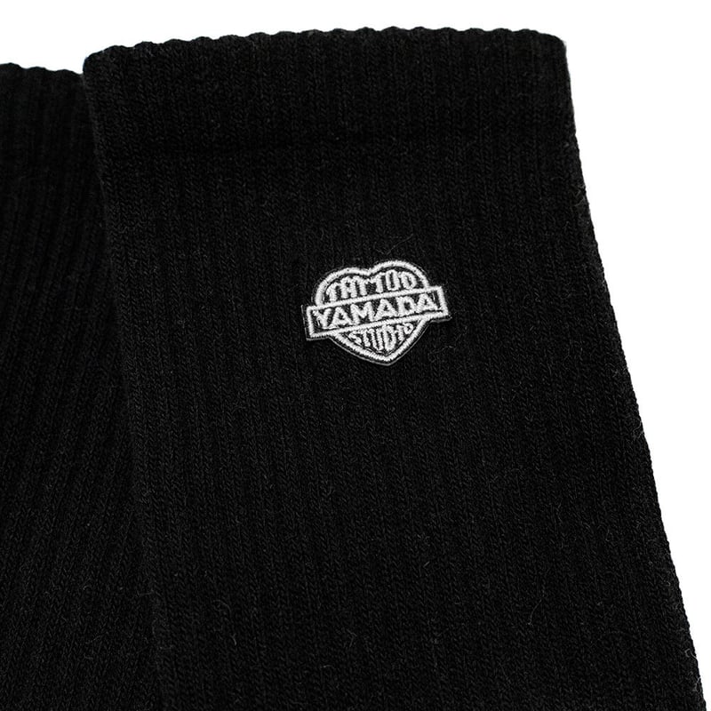 TSY LOGO SOCKS // BLACK | tattoostudioyamada STORE
