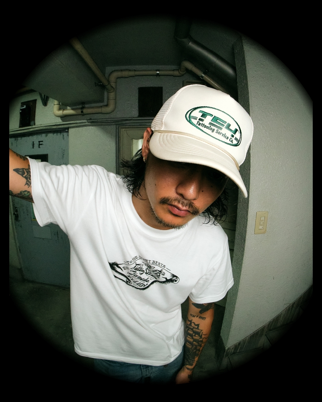 TSY メッシュキャップ ベージュ ブラックタグ TSY MESH CAP【BLACK TAG】// BEIGE | tattoostudioy