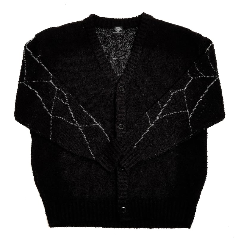 Tattoo Studio Yamada Spiderweb カーディガン 中古・古着通販】TATTOO STUDIO YAMADA (タトゥースタジオヤマダ